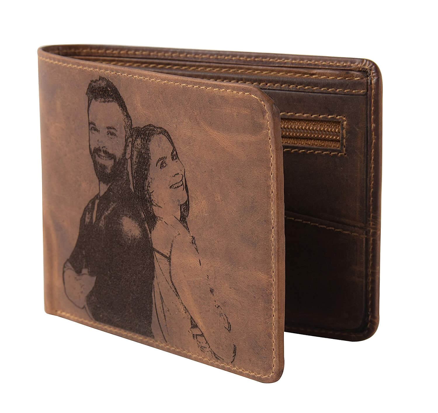 Karmanah Light Brown Leather Wallet